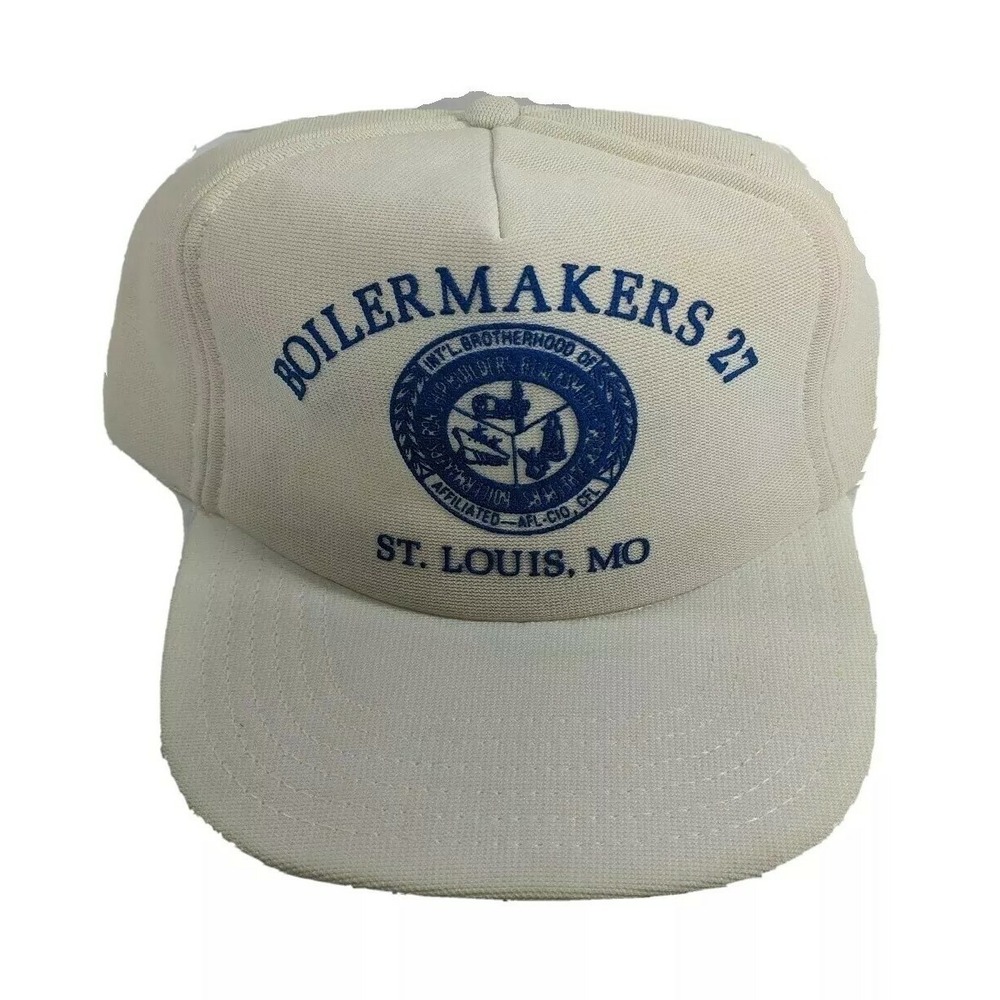 Boilermakers 27 ST. Louis MO Hat Vintage Rare Collectable‎ - White